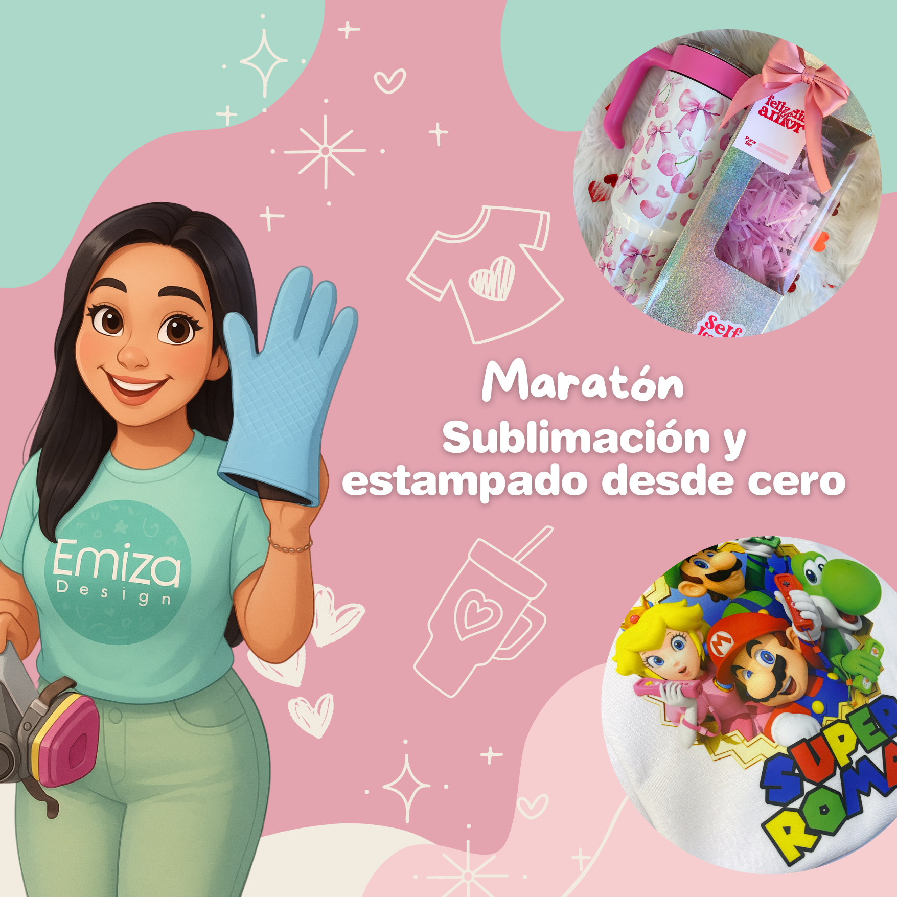 Maratón de sublimación grabado
