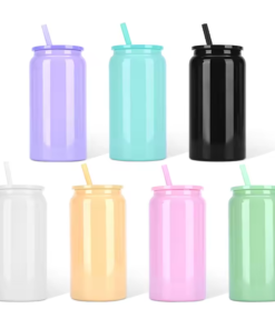 Vaso tipo soda can de sublimacion 16 oz  de acero